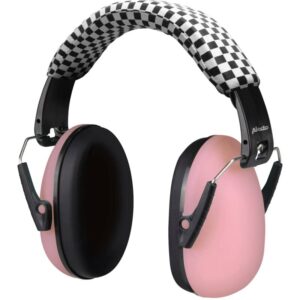 Casque antibruit Alecto A003412 rose avec serre-tête pliable pour enfant