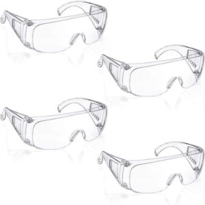 Lunettes de protection Bardusch-Xinlon transparentes vendues par quatre paires