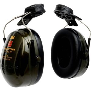 Casque antibruit Peltor Optime II vert avec fixation pour casque