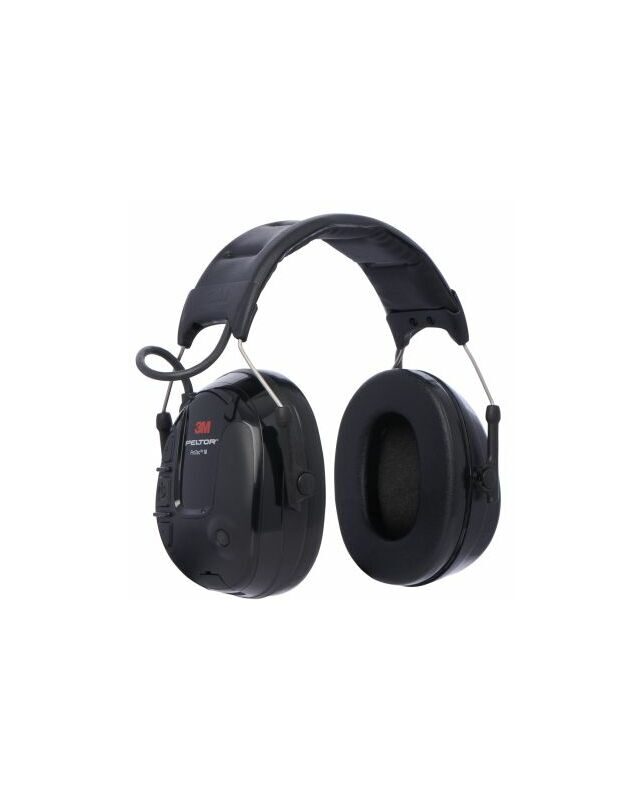 Casque 3M PELTOR ProTac III noir à serre-tête avec commandes électroniques