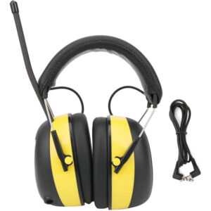 Casque antibruit FLAMMKRAFT avec radio FM AM et bandeau réglable
