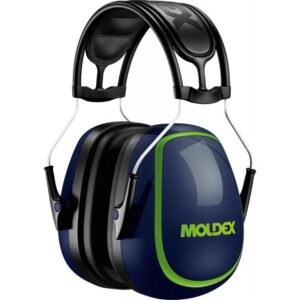 Casque antibruit Moldex M5 6120 bleu-vert avec oreillettes extra larges
