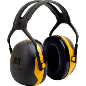 Casque antibruit 3M Peltor X2A noir et jaune avec serre-tête