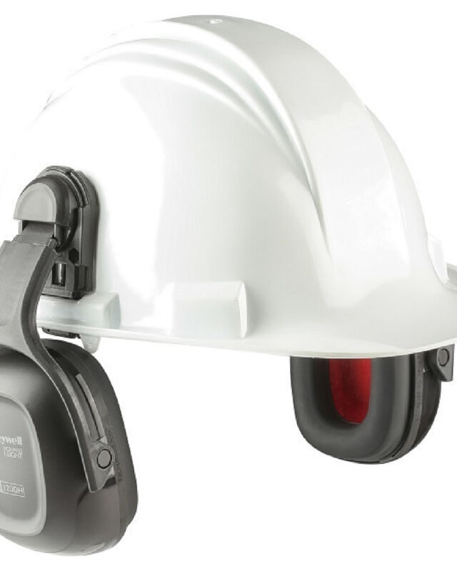 Casque antibruit Verishield Howard Leight noir avec fixation destinée à un casque