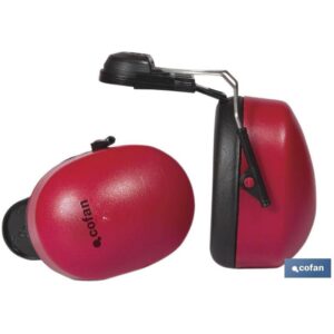 Casque antibruit COFAN à coquilles avec rembourrage pour casque de sécurité