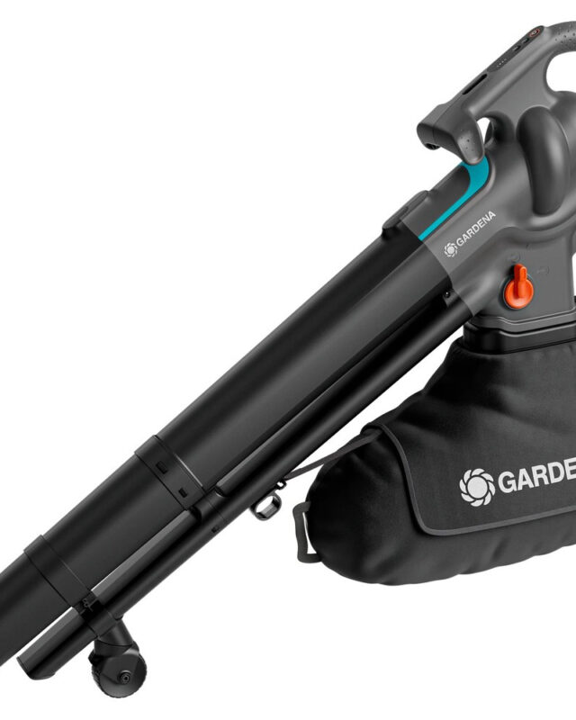Aspirateur souffleur Gardena PowerJet Collect sans fil avec sac de ramassage