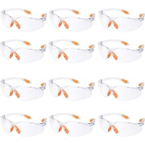 Lunettes de protection DEBUNS transparentes anti-buée proposées en lot de douze paires