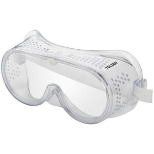 Lunettes de protection Tolsen avec lentille en polycarbonate et châssis PVC