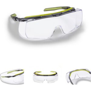 Surlunettes COVERGUARD Overlux transparentes avec écran panoramique et branches réglables