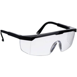Lunettes de protection Portwest Classic monobloc avec branches réglables et pont nasal moulé