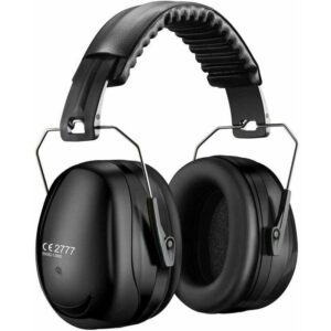 Casque antibruit adulte pliable avec bandeau réglable et sac de transport