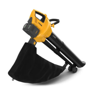 Souffleur aspirateur broyeur Stiga VS 100e avec sac collecteur et batteries