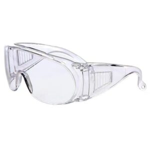Surlunettes PROSHEVE transparentes en polycarbonate avec ventilation latérale