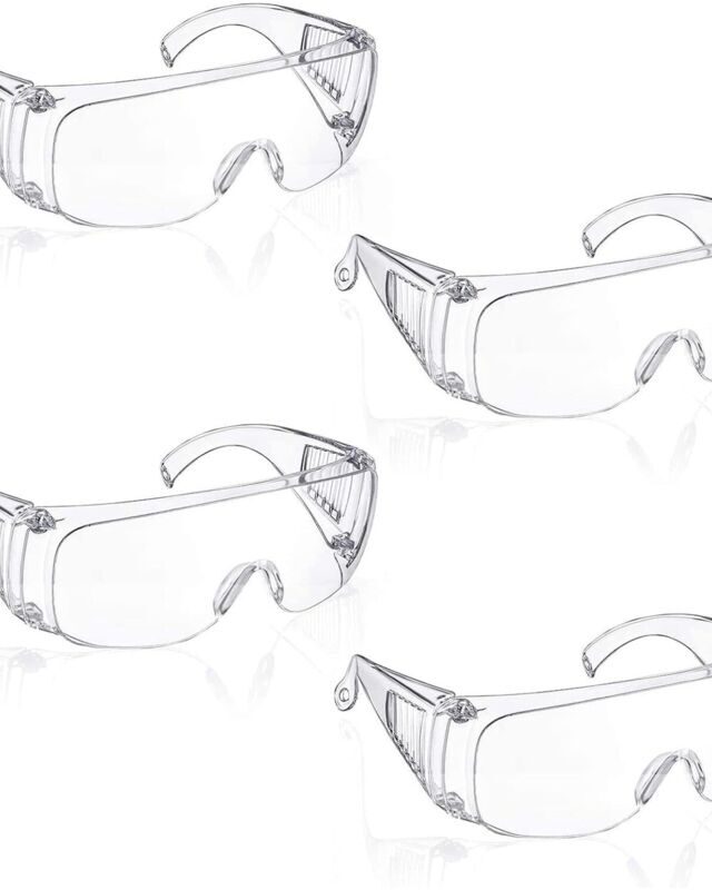 Lunettes Xinlon AIMOONSA transparentes avec conception ventilée pour protéger les yeux